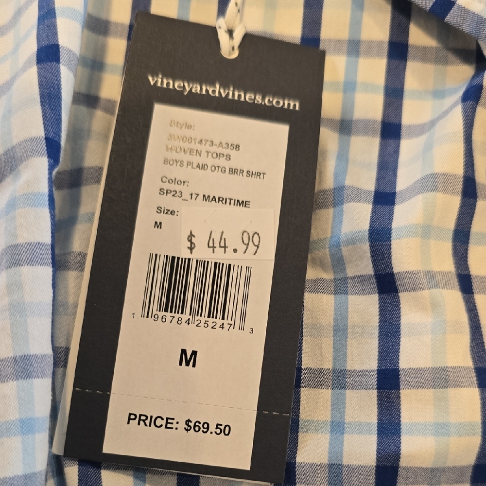 Vineyard Vines Men's Maritime Plaid Shirt